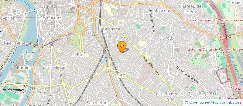 localisation de l'entreprise MADAME LAMYAE AKOUAOU-BOUZEKRI à TOULOUSE