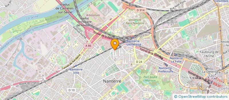 localisation de l'entreprise MADAME LAMYAE AYOUB  NANTERRE