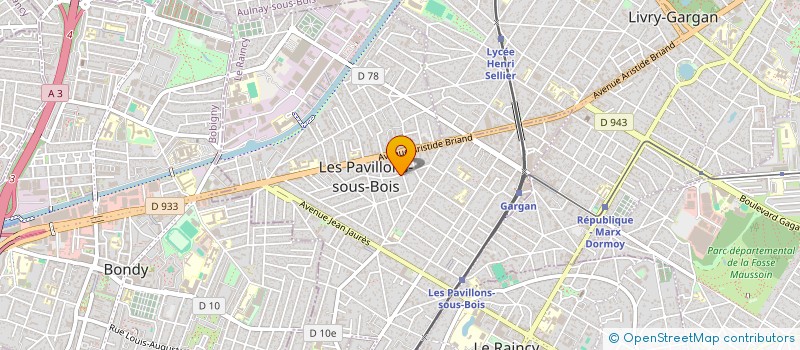 localisation de l'entreprise MADAME LAMYAE BENHSAINE  LES PAVILLONS-SOUS-BOIS