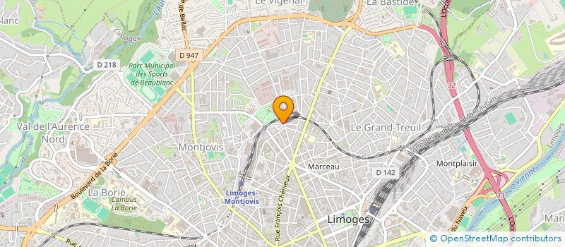 localisation de l'entreprise MADAME LAMYAE EL KHARBAOUI à LIMOGES