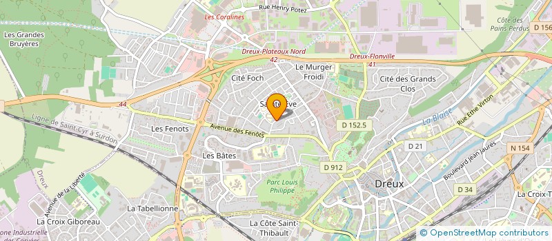localisation de l'entreprise MADAME LAMYAE NAJI à DREUX