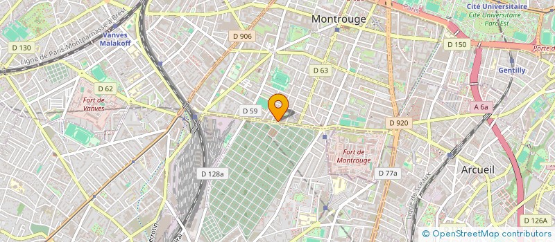 localisation de l'entreprise MADAME LAMYANT DJAMAL-EDDINE  MONTROUGE