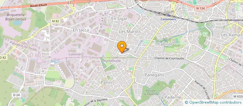 localisation de l'entreprise MADAME LAN HUONG PHAM à COLOMIERS