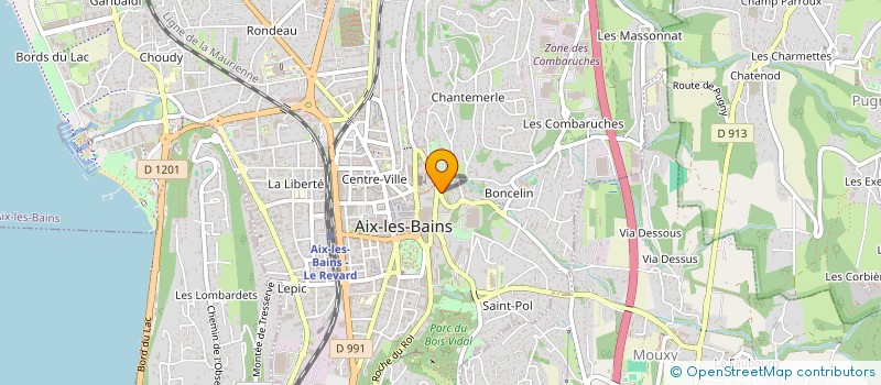 localisation de l'entreprise MADAME LAN ZHAO à AIX-LES-BAINS