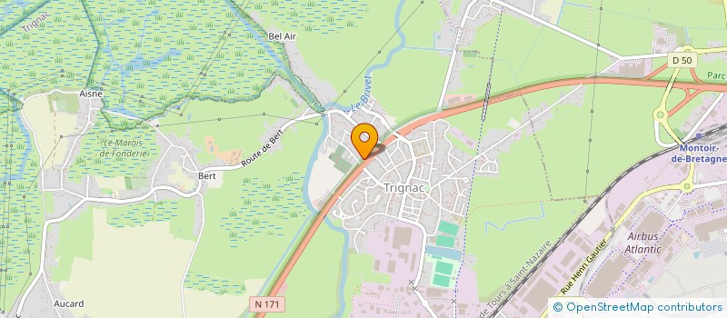 localisation de l'entreprise MADAME LANA DEGRAEVE  TRIGNAC