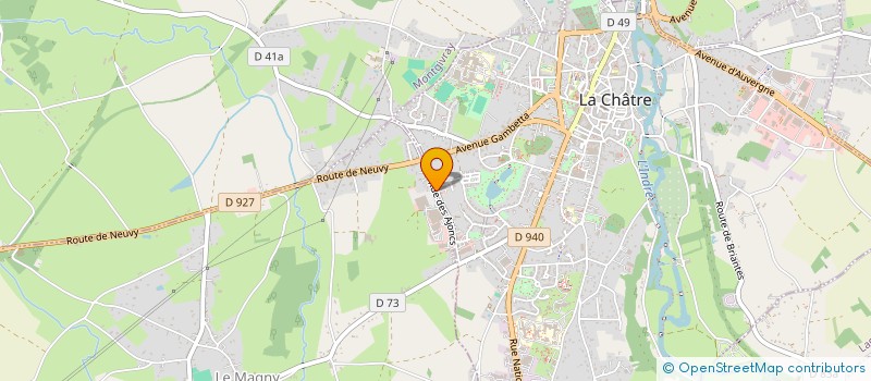 localisation de l'entreprise MADAME LANA FOUQUET à LE MAGNY