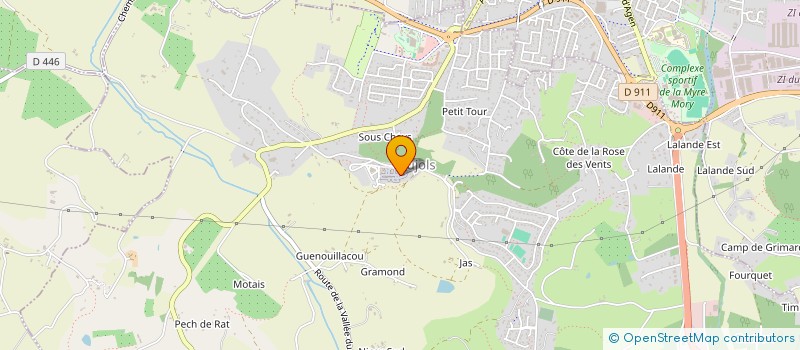 localisation de l'entreprise MADAME LANA HENRY  PUJOLS