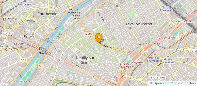 localisation de l'entreprise MADAME LANA HLALI à NEUILLY-SUR-SEINE