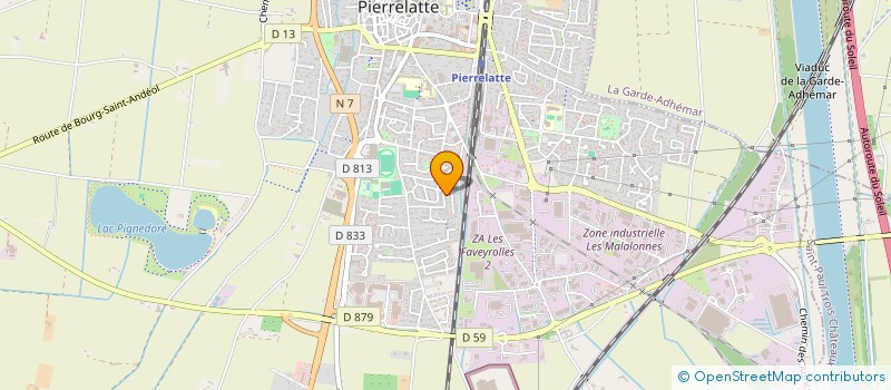 localisation de l'entreprise MADAME LANA KEMMAS  PIERRELATTE