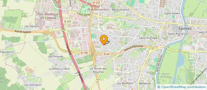 localisation de l'entreprise MADAME LANA KOOPMANS  SAINTES