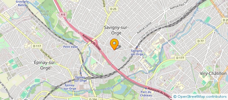 localisation de l'entreprise MADAME LANA MORADEL  SAVIGNY-SUR-ORGE