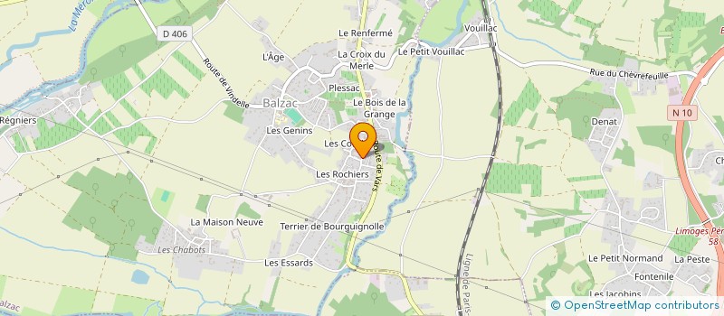 localisation de l'entreprise MADAME LANA MOREL  BALZAC