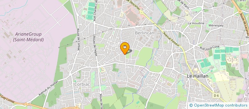 localisation de l'entreprise MADAME LANA POUZET  SAINT-MEDARD-EN-JALLES