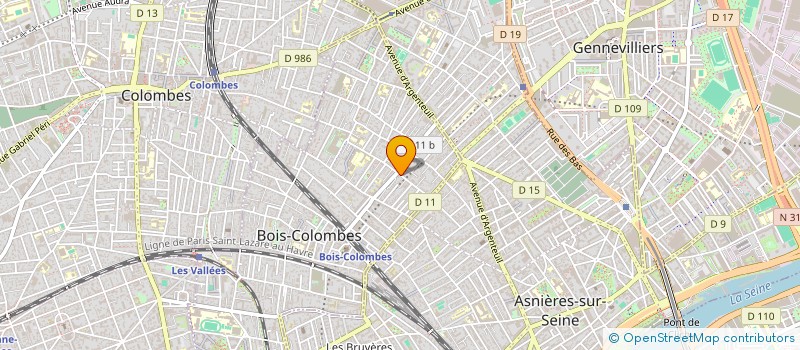 localisation de l'entreprise MADAME LANA ROGERS à BOIS-COLOMBES