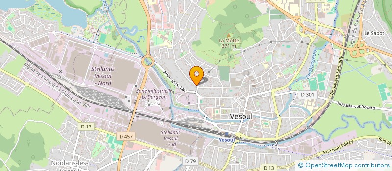 localisation de l'entreprise MADAME LANDELINE VALORY  VESOUL