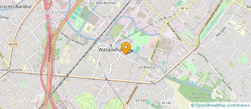 localisation de l'entreprise MADAME LANDRINE YALONGO  WASQUEHAL