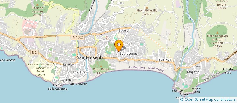 localisation de l'entreprise MADAME LANDY RAKOTONOMENJANAHARY  SAINT-PIERRE