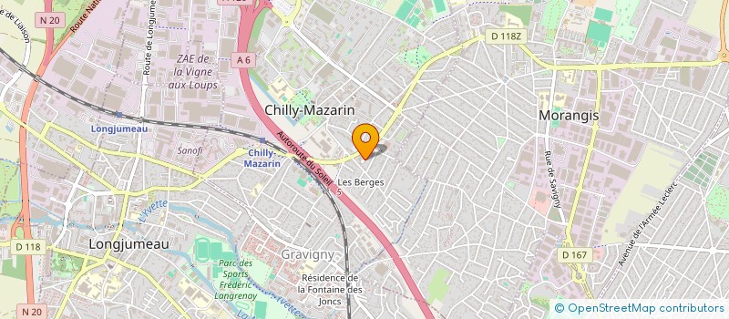 localisation de l'entreprise MADAME LANIOSE DARD  CHILLY-MAZARIN