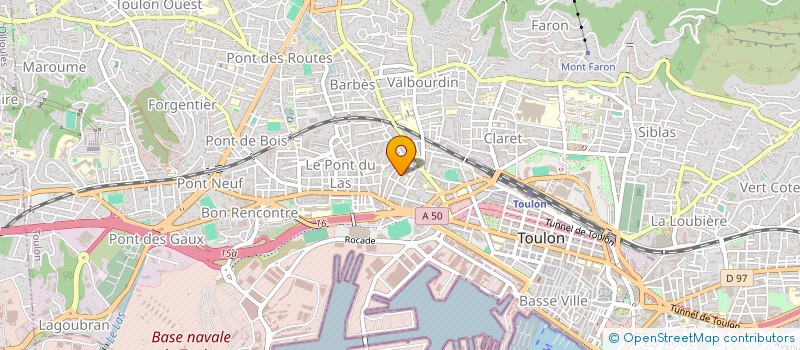 localisation de l'entreprise MADAME LANJATIANA LORENZINI  TOULON