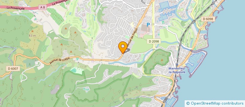 localisation de l'entreprise MADAME LANNA SIMON  MANDELIEU-LA-NAPOULE