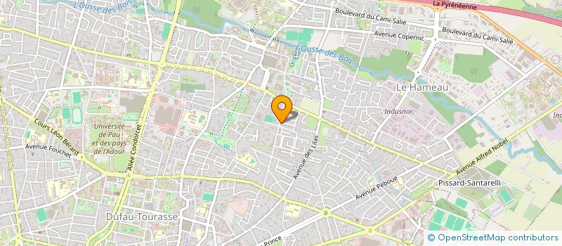 localisation de l'entreprise MADAME LANOUAR AYARI  PAU