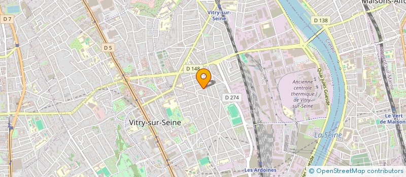 localisation de l'entreprise MADAME LANTO NIRINA BAILLY  VITRY-SUR-SEINE