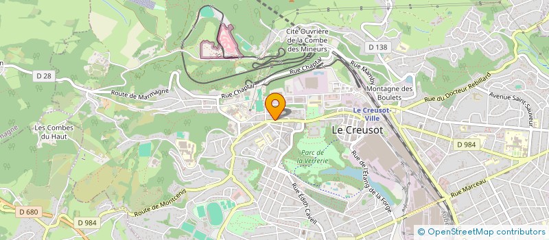 localisation de l'entreprise MADAME LANUCIA BISCEGLIA à LE CREUSOT