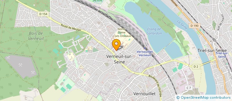 localisation de l'entreprise MADAME LANXIANG CHENG  VERNEUIL-SUR-SEINE