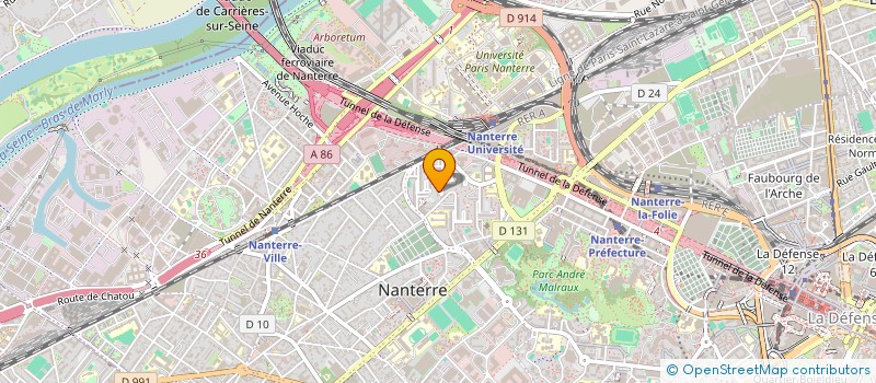 localisation de l'entreprise MADAME LAOUFI KALA à NANTERRE