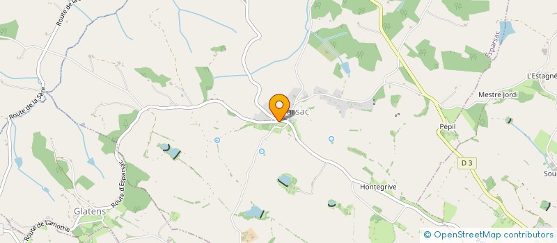 localisation de l'entreprise MADAME LAOURATOU BALDE  ESPARSAC