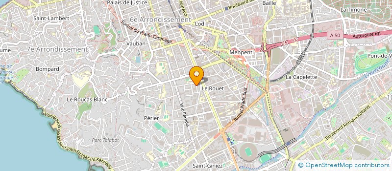 localisation de l'entreprise MADAME LAOURATOU DIALLO  MARSEILLE