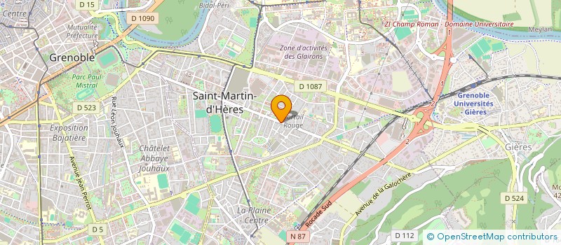 localisation de l'entreprise MADAME LAOUSSINE HAMADA à SAINT-MARTIN-D'HERES