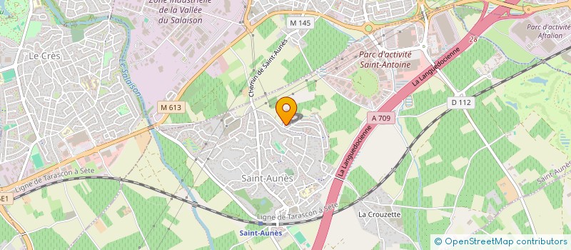 localisation de l'entreprise MADAME LARA AGEORGES  BAILLARGUES