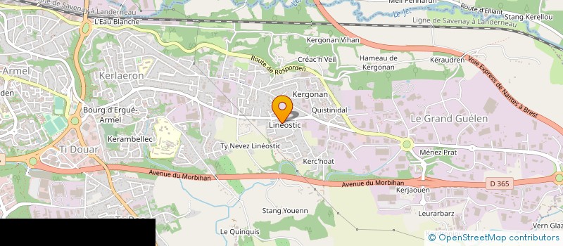 localisation de l'entreprise MADAME LARA ANNABELLE KOSSY à QUIMPER