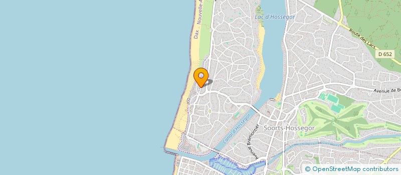 localisation de l'entreprise MADAME LARA ANNE MULLER  SOORTS-HOSSEGOR