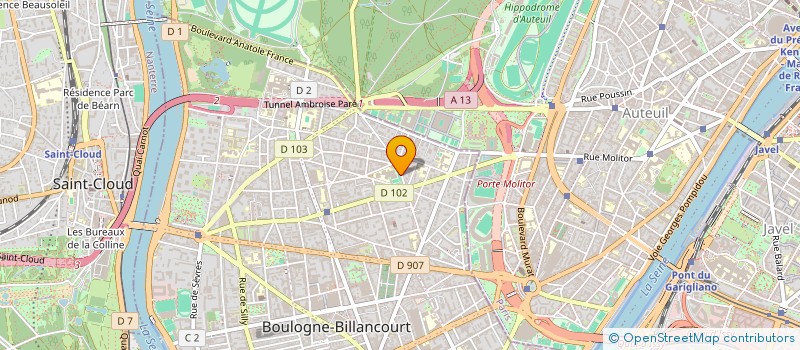 localisation de l'entreprise MADAME LARA BREHM à BOULOGNE-BILLANCOURT