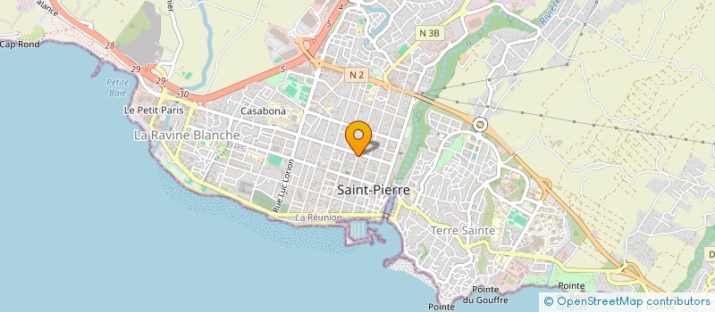 localisation de l'entreprise MADAME LARA BROUARD à SAINT-PIERRE