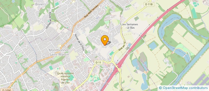 localisation de l'entreprise MADAME LARA BSIESY  MONTBONNOT-SAINT-MARTIN