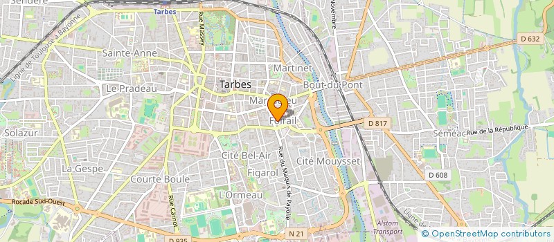 localisation de l'entreprise MADAME LARA CASSOU  TARBES