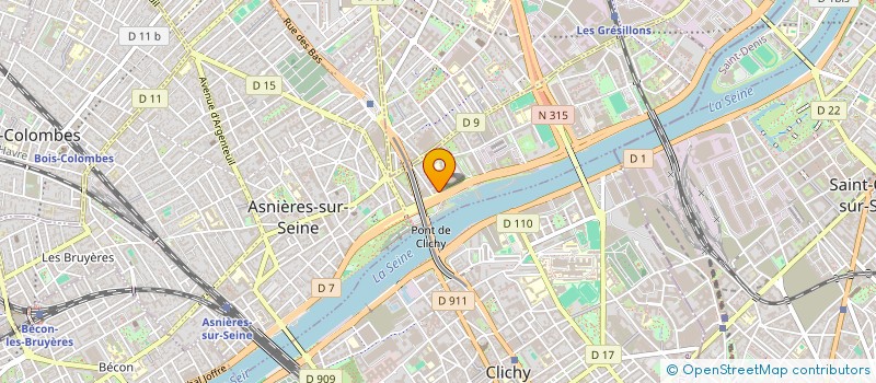 localisation de l'entreprise MADAME LARA CLERGUE  ASNIERES-SUR-SEINE