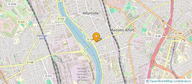 localisation de l'entreprise MADAME LARA CONSTANT à ALFORTVILLE