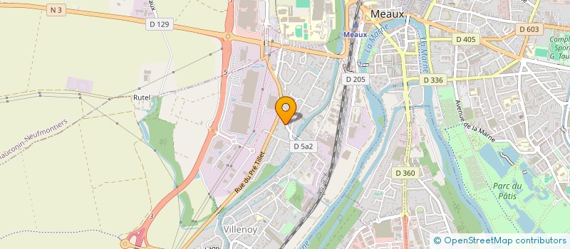 localisation de l'entreprise MADAME LARA DA FONSECA  VILLENOY