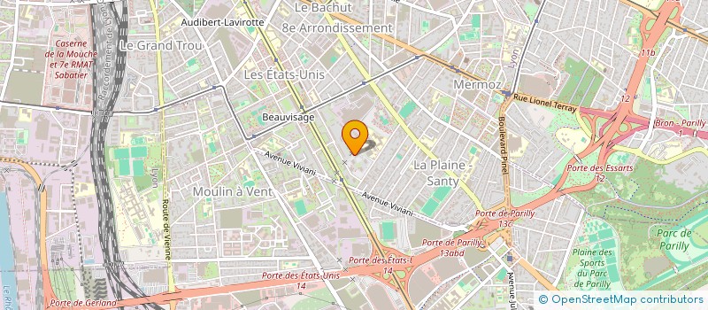 localisation de l'entreprise MADAME LARA DELOCHE  LYON