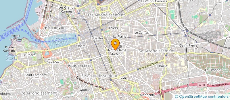 localisation de l'entreprise MADAME LARA DI LEO  MARSEILLE
