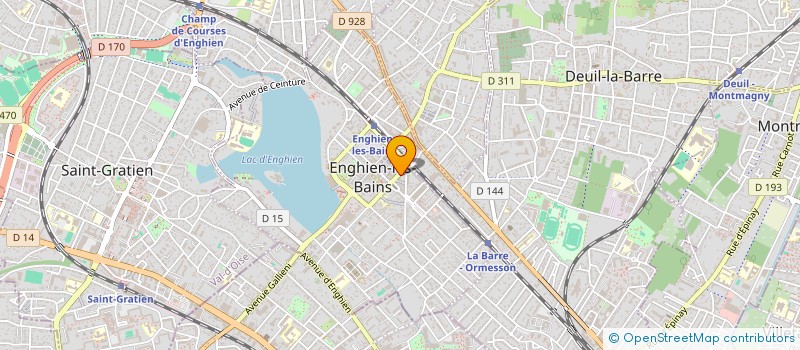 localisation de l'entreprise MADAME LARA EL HELOU  ENGHIEN-LES-BAINS