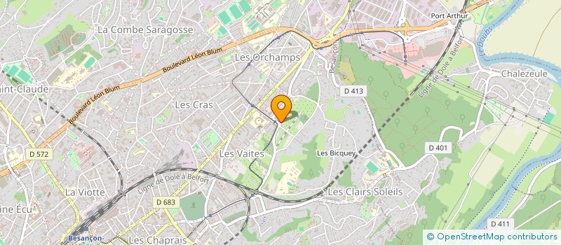 localisation de l'entreprise MADAME LARA FOIRET à BESANCON