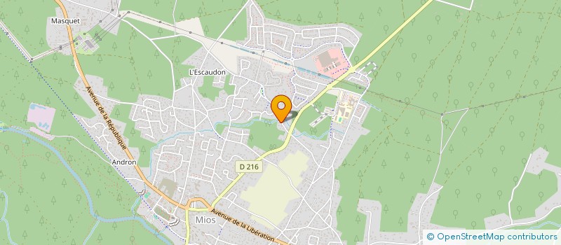 localisation de l'entreprise MADAME LARA FOMBERTEAU  MIOS