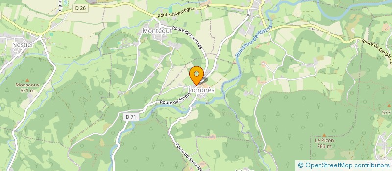 localisation de l'entreprise MADAME LARA GAILHARD  LOMBRES