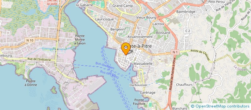 localisation de l'entreprise MADAME LARA GEORGES à POINTE A PITRE