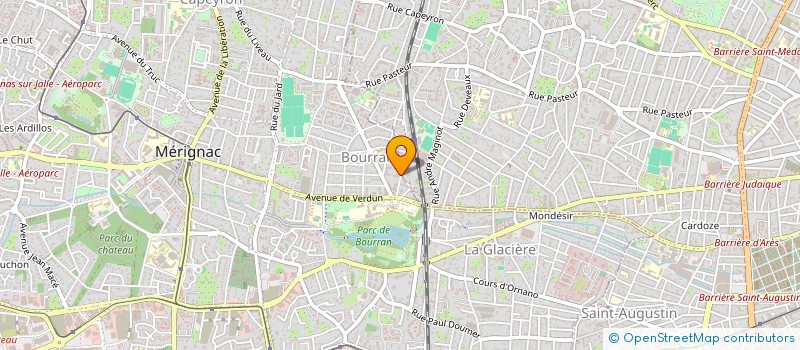 localisation de l'entreprise MADAME LARA GERMAIN  MERIGNAC